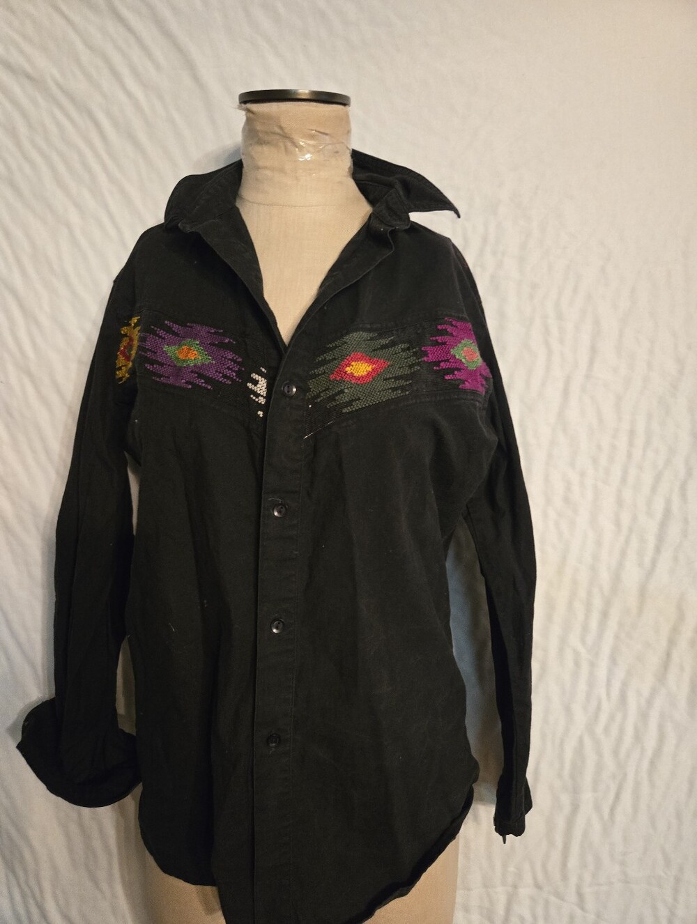 Vintage Embroidered Western Shirt